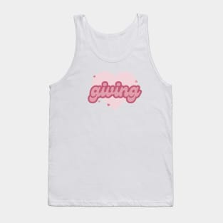 It's 'giving' y2k logo Tank Top